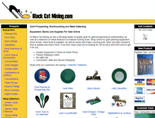 Tablet Screenshot of blackcatmining.com